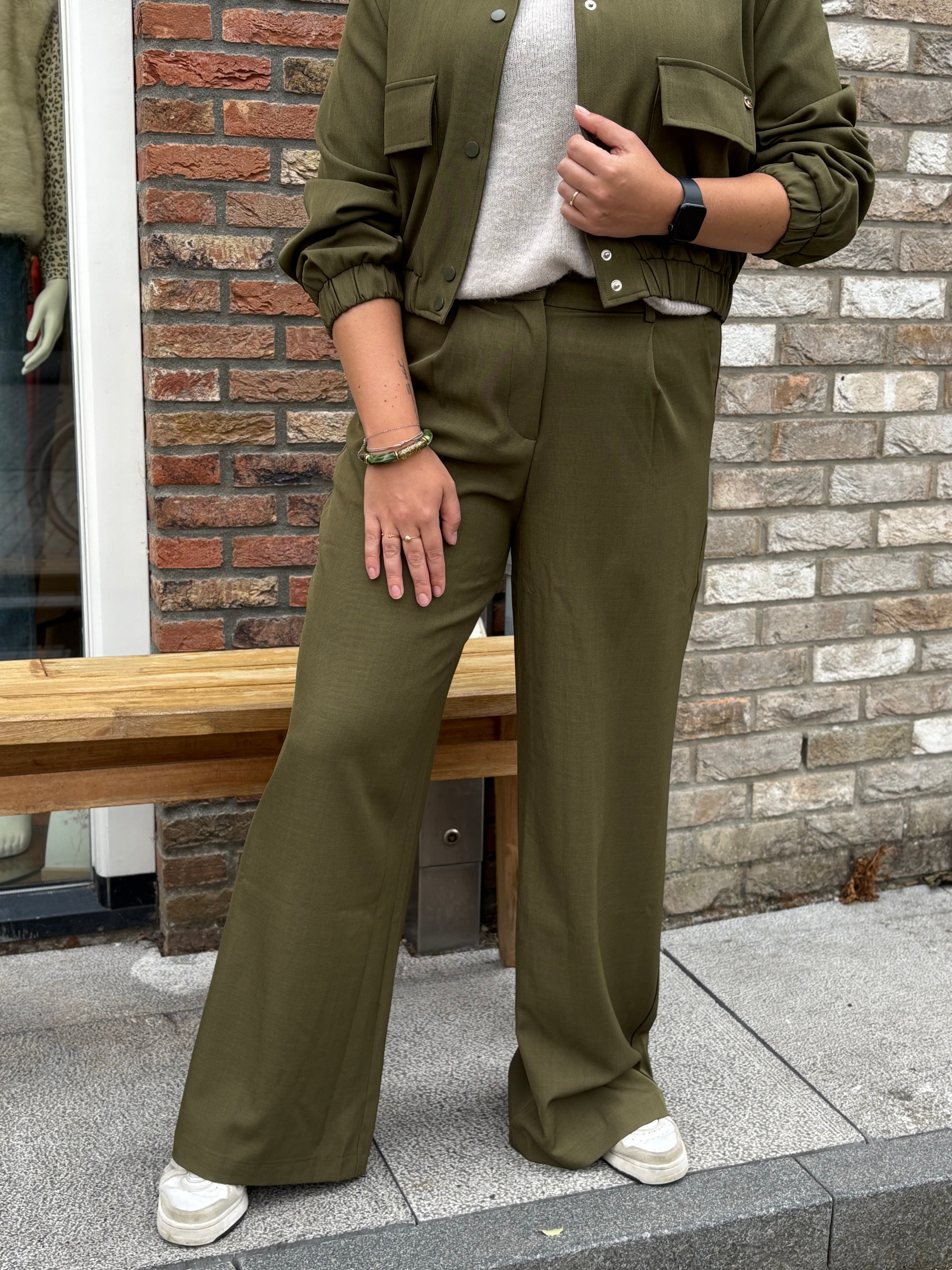 BROEK PANTALON AMBIKA GROEN