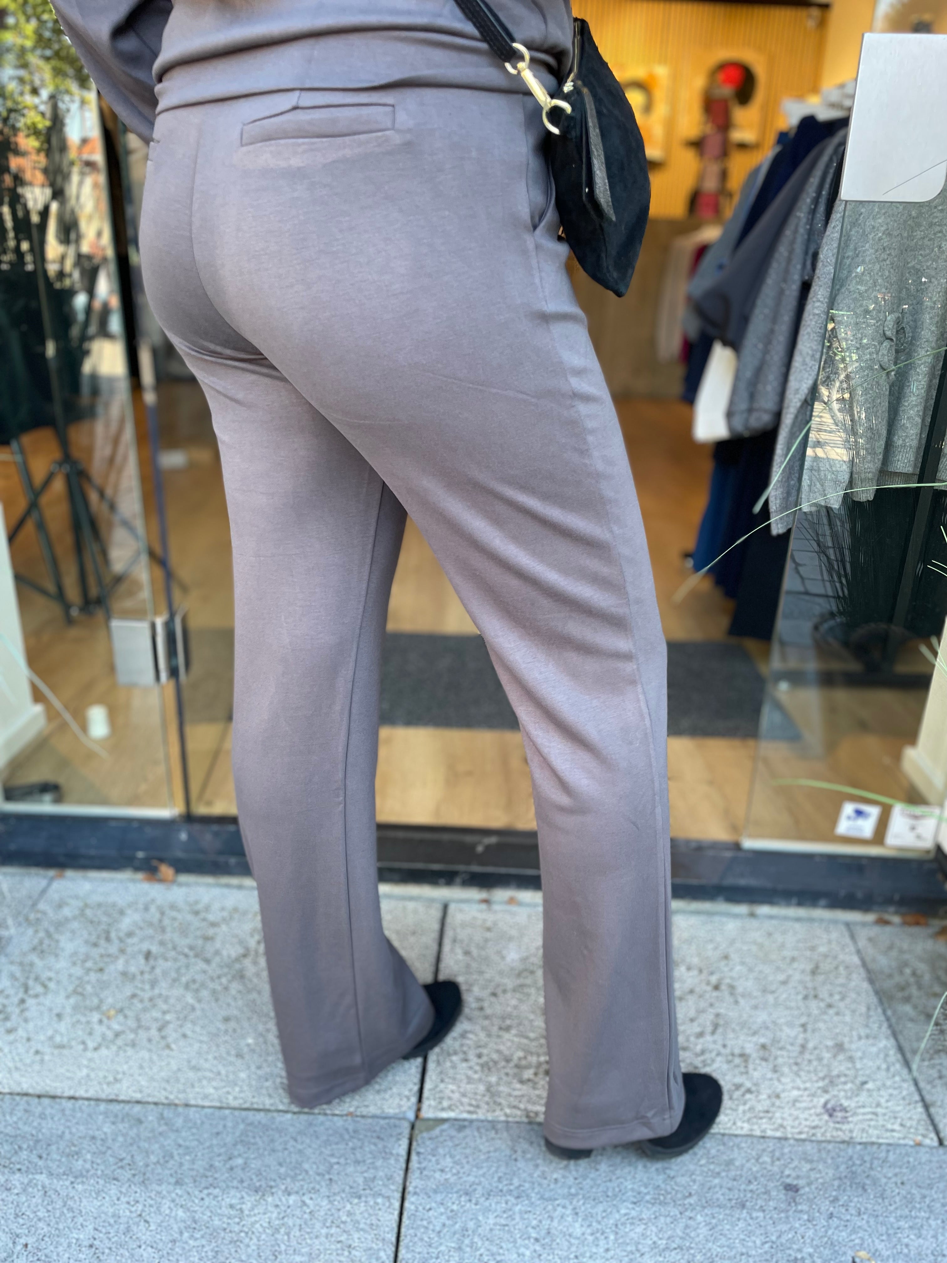 BROEK DONKER GRIJS C&S