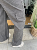 BROEK CARGO DONKER GRIJS C&S