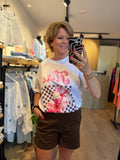 SHIRT WIT PRINT AZZURRO