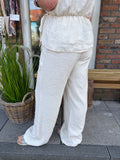 BROEK BRUIN EN ZAND TINT