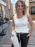 TOP KAYLLA OFF WHITE EN ZAND