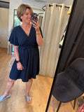 JURKEN BORDEAUX EN DONKER BLAUW