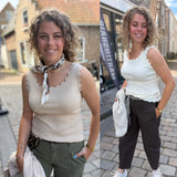 TOP KAYLLA OFF WHITE EN ZAND