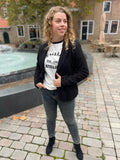 VEST ZWART BLAZER MODEL