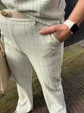 BROEK/PANTALON C&S GROEN MET LUREX
