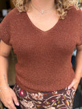 SHIRT ONE SIZE DIV KLEUREN MET GLITTER