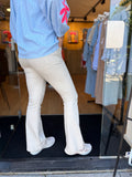BROEK GOODIES BEIGE FLARED