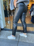 BROEK PU C&S ZWART