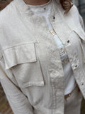 BLAZER/BOMBER JASJE CS THE LABEL ZAND TINT