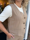 GILET C&S CAMEL