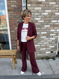 BROEK/PANTALON BASIS BORDEAUX