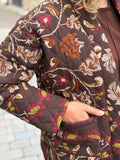 VESTEN AZZURRO BRUIN PRINT