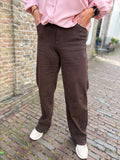 BROEK FOLYROSE BRUIN