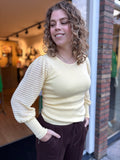 TRUI/TOP BUTTER YELLOW