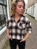 BLOUSE RUIT MET GLITTER STEENTJE