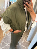 BODYWARMER ONDRA CS THE LABEL DARK OLIVE