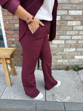 BROEK/PANTALON BASIS BORDEAUX