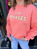 TRUI/SWEATER ONE SIZE LILA EN ORANJE