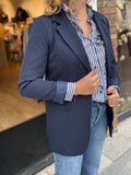 BLAZER BASIS DONKER BLAUW