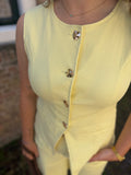 PAK/SET BUTTER YELLOW JORD/GILET