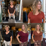 SHIRT ONE SIZE DIV KLEUREN MET GLITTER