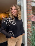 SHIRT LANGE MOUW CS THE LABEL ZWART