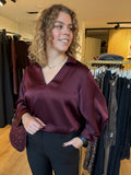 BLOUSE AMELIE & AMELIE BURGUNDI