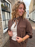 BOMBER/BLOUSE JINORA CS THE LABEL BRUIN