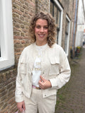 BLAZER/BOMBER JASJE CS THE LABEL ZAND TINT