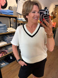 TRUI KORTE MOUW C&S WOOL WHITE