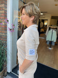 SHIRT COMFY ZWART EN ZAND