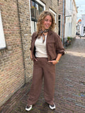 BOMBER/BLOUSE JINORA CS THE LABEL BRUIN