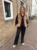 BLOUSE LYNN CS THE LABEL ZWART