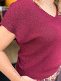 SHIRT ONE SIZE DIV KLEUREN MET GLITTER