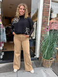 TRUI CS THE LABEL ZWART PRINT