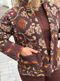 VESTEN AZZURRO BRUIN PRINT