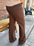 JEANS QUEEN HEARTS BRUIN MET GLITTER
