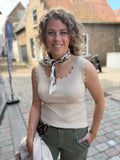 TOP KAYLLA OFF WHITE EN ZAND