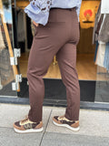 BROEK BRUIN CHINO