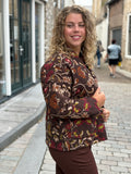 VESTEN AZZURRO BRUIN PRINT