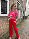 TASSEN ROZE OF GEEL ECHT LEER