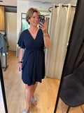 JURKEN BORDEAUX EN DONKER BLAUW