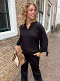 BLOUSE LYNN CS THE LABEL ZWART