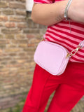 TASSEN ROZE OF GEEL ECHT LEER