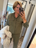 BOMBER/BLOUSE JINORA DARK OLIVE