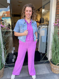 JEANS JAS KORTE MOUW C&S