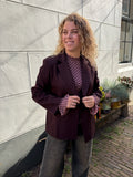BLAZER MY FAVE AUBERGINE
