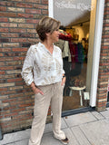 BLOUSE OFF WHITE MET GOUD PRINT C&S
