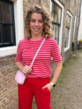 TASSEN ROZE OF GEEL ECHT LEER